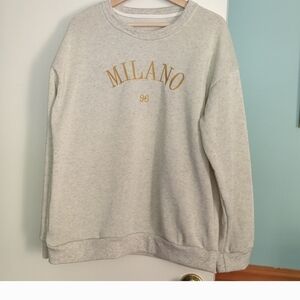 Milano Women's Cream Sweatshirt